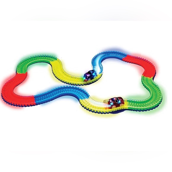 Magic Tracks Remote Control Glow In The Dark Multi-Color Flexible Track Set - Picture 7 of 9